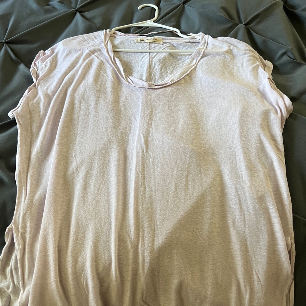 We The Free Lilac Oversized Tee Shirt - Picture 4 of 7
